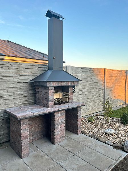 Realizace zahradního krbu na míru v Čáslavi