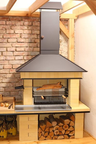 Stavba zahradních krbů