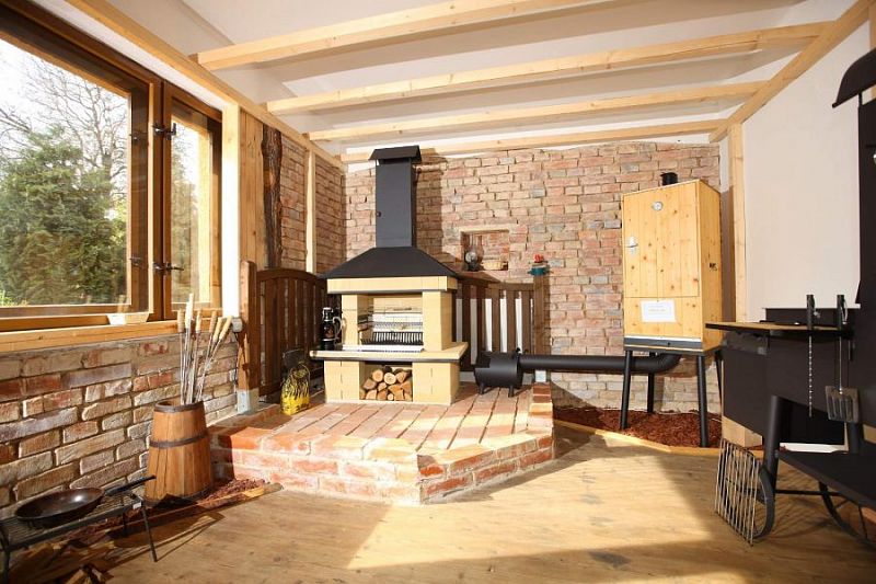 Stavba zahradních krbů