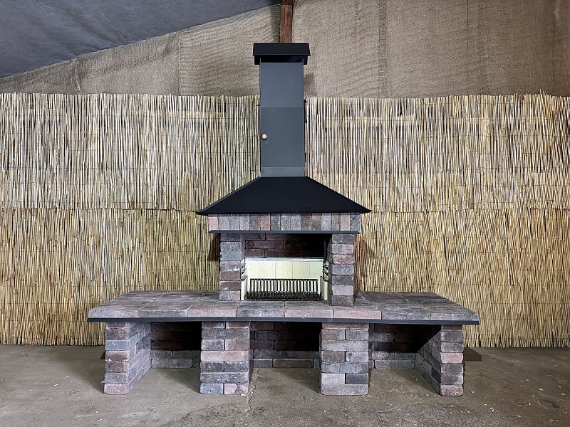 Stavba zahradních krbů